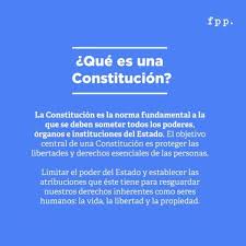 — a constitution defines the rights and freedoms of individuals. Una Constitucion No Es Una Lista De Fundacion Para El Progreso