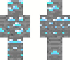 Inspired by barsikkt's dirt block. Diamond Ore Camo Minecraft Skin