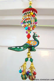 Home Decor Indian Handicraft Lac Peacock Green In A Colorful Umbrella Rajasthani West India Style Door Hanging By Indian Decor Colorful Umbrellas Handicraft