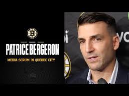 Bergeron Meets with Media in Quebec City