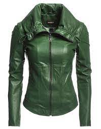 Danier Leather I Want To Look Like Green Arrow This Green Leather Jackets Jackets Leather Jacket