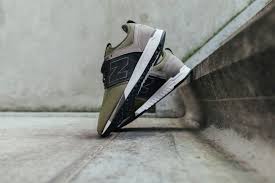 The New Balance 247 Luxe Features A Knit Upper Along With Buttery Suede Detailing On The Side Panels Ankle And Heel To Fi New Balance Suede Sneakers