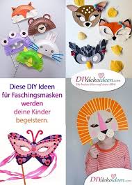 Wenn aber jede woche neue materialien im bastelshop gekauft werden, kann es ganz schnell teuer werden. Diese Diy Ideen Fur Faschingsmasken Werden Deine Kinder Begeistern