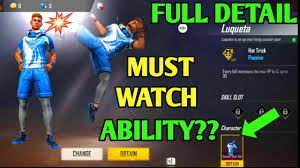 And it is that in addition to adding the characters to the game they have also added the skills of said characters to make the game even more interesting. Free Fire New Character Lucas Character Ability Lucas Character In Free Fire Lucas Character Tzg Youtube