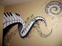 Music Mural By Cryingoutloudartwork On Deviantart Mural Murals Street Art Music Wall