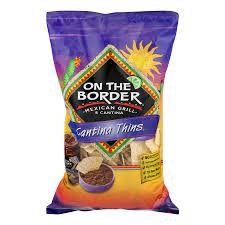 On The Border Mexican Grill Cantina Thins Tortilla Chips 16 Oz Walmart Com Tortilla Chips Mexican Grill Chips