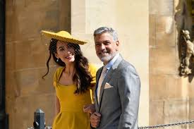 George and amal clooney have arrived #royalwedding they will be sitting in the quire with the royal this content is created and maintained by a third party, and imported onto this page to help users provide. George Clooney Poured Shots At Royal Wedding Reception