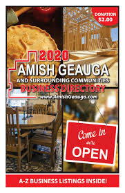 Find thousands of recipes you can make right now with the ingredients you have available at home. Amish Geauga Business Directory 2020 By Geauga County Maple Leaf Issuu