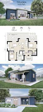 Truoba Mini 118 House Plan 1000 Sq Ft 2 Bedrooms 1 Bathrooms 2bedroomtinyhomes Tata Letak Rumah Desain Rumah Kecil Denah Rumah Modern