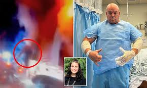 Heroic fire chief jumps from window after tragic attempt to save pregnant  woman from house inferno