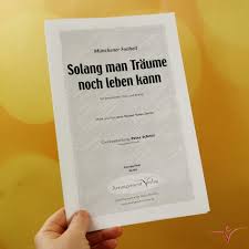 Chornoten Solang Man Traume Noch Leben Kann Vierstimmig Fur Mannerchor