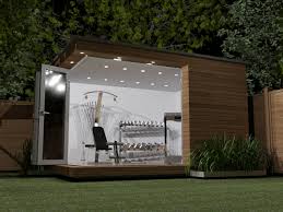 Home Gym In The Garden The Garden Room Guide Besthomegardens Gym Shed Best Home Gym Backyard Gym