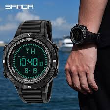 Sanda Military Sports Watch Waterproof Led Digital Watch Relogio Masculino Mens Watches Top Brand Luxury Rubber Military Watches Digital Watch Watches For Men