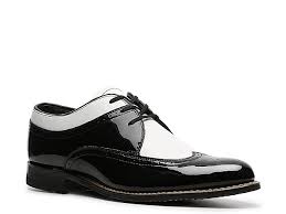 Black And White Stacy Adams Shoes Men Dayton Wingtip Oxford Black White Wingtip Oxford Tuxedo Shoes For Men Dress Shoes Men