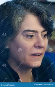 Matilde Asensi at the Madrid Book Fair Editorial Photo