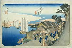 品川宿 歌川広重 東海道五十三次 歌川広重の作品画像集 浮世絵 naver まとめ japanese painting japanese woodblock printing woodcut