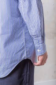 Comme Des Garcons Play Comme Des Garcons Play Black Heart L S Striped Shirt B008 Blue Rendez Vous Store