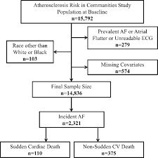 flow chart of participants in the atherosclerosis risk in