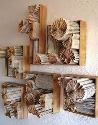 Wall Art Folded Book Art Book Crafts Paper Book