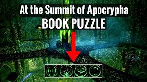 BOOK PUZZLE - At the Summit of Apocrypha | Skyrim Remastered Guide - YouTube
