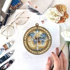 Rosa F Rosies Sketchbook Instagram Photos And Videos Compass Drawing Lovers Art Circle Drawing