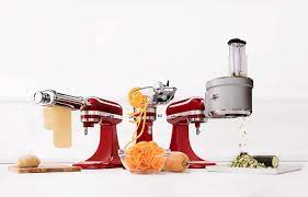 The artisan mini stand mixer makes up to 5 dozen cookies in a single batch, with the same power as the classic kitchenaid stand mixer while being 20% smaller, 25% lighter, and fitting all attachments*. Kitchenaid Mixer Attachments All 83 Attachments Add Ons And Accessories Explained By Mr Product Medium