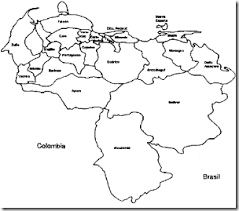 Mapa Venezuela Para Colorear Jugar Y Colorear