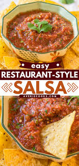 I would love to give it a try. Easy Salsa Recipe Restaurant Style Averiecooks Com