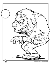 Werewolf Halloween Color 2 Gif 680 880 Halloween Coloring Coloring Pages Halloween Coloring Pages