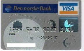 Norges bank / noregs bank is the central bank of norway.apart from having traditional central bank responsibilities such as financial stability and price stability, it manages the government pension fund of norway, a stabilization fund that may be the world's largest sovereign wealth fund. Bank Card Den Norske Bank Dnb Kort As Norway Col No Vi 0024