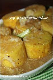 Love To Cook Love To Eat Sup Pekat Tofu Telur Memasak Tahu Makanan