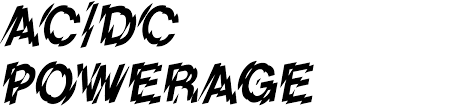 The decision on what font to use is a critical point in any logo design. Ac Dc Powerage Font Download Famous Fonts