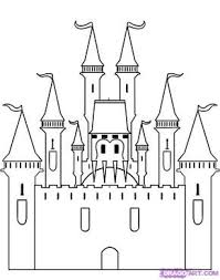 Step By Step Castle Drawing Castle Drawing Disney Castle Drawing Disney Drawings