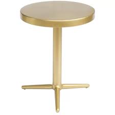 Are you looking for a rectangular, modern or small pedestal table for dinning or as central table? Robie End Table Accent Table Zm Home Modern Round