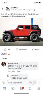 Are You Re Gearing For 35s Or 37s 2018 Jeep Wrangler