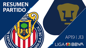 Guadalajara εναντίον pumas στις 1 μάρτιος 2021 για τη μεξικό: Resumen Y Goles Guadalajara Vs Pumas Jornada 13 Apertura 2019 Liga Bbva Mx Youtube