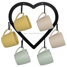 Check spelling or type a new query. China Wall Mounted Heart Shaped Metal Coffee Mug Rack Cup Holder China Cup Holder And Home Decoration Price
