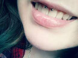 My Smiley Piercing Self Done 18 Gauge Horseshoe Ring Smiley Piercing Piercing Piercings