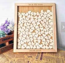 Personalized wedding guest book rustic wedding guest book perfect wedding our wedding dream wedding wedding black wedding art let this unique guestbook alternative commemorate your wedding day with kraft paper hearts to be signed by your guests along with text hearts. Personalized Wedding Guest Book Frame Wood Heart Guest Book For Signature Alternative Drop Box Guestbook Rustic Wedding Decor Book Book Book Guestbook Guest Wedding Aliexpress