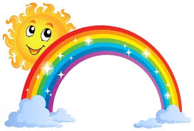 Collection of free rainbow clipart (64). 6 Free Rainbow Clipart Preview Sunshine And Rain Hdclipartall