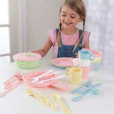 Desde tapetes y trapos de cocina con multitud de formas y colores, hasta artículos de cocina refinados de todo tipo para disfrutar con estilo tus cenas en familia, catay home. Set 27 Piezas De Utensilios De Cocina En Colores Pastel Brycus