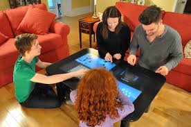 Our touch screen tables come in a variety of sizes and software packages to meet your needs. Multi Touch Digital Touchcenter The Coffee Table Of The Future Novo Audio And Technology Magazine