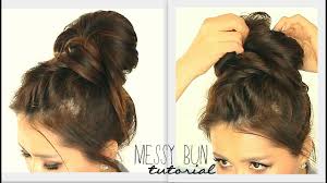 Bun hairstyles are exactly what you are looking for if you would like to bring some freshness to your appearance. Messy Bun Tutorial Medium Hair Novocom Top