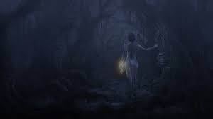 1920x1080 / forest, art, tattoo, arm, back, girl, naked - Coolwallpapers.me!