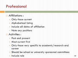 How To Write A Professional Cv