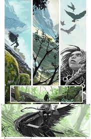From Fearless Defenders By Stephanie Hans Valkyrie Marvel Comics Comic Layout Valkyrie