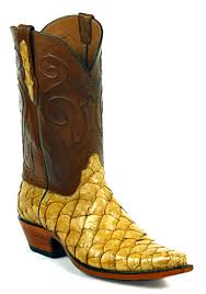 Pirarucu Fish Boots Style 685 Custom Made By Black Jack Boots Tarimas
