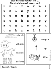 Illegal steroids used to build big muscles are bad news, but c. Letter U Alphabet Activities At Enchantedlearning Com