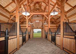 Furthermore, a few companies still build them. Carolina Horse Barn Handcrafted Timber Stable