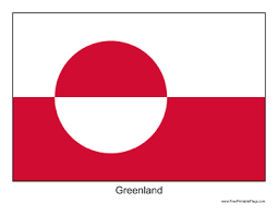 World countries flag coloring pages 3. Flag Of Greenland